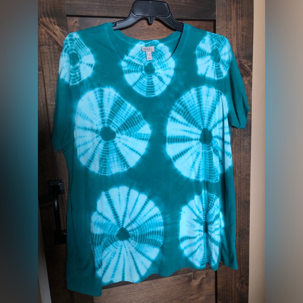 Soft knit t-shirt tunic by Lori Goldstein